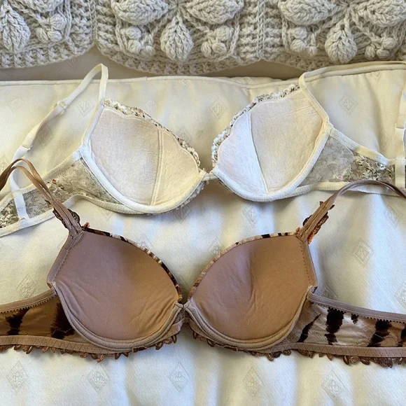 Vintage lace lingerie set with 2 corsets, 2 garter belts and more